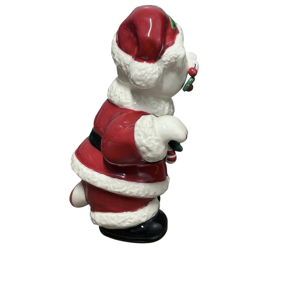 Christmas Whimsiclay KatKringle Amy Lacombe Cat Figurine Santa Clause Kitty - Picture 4 of 9